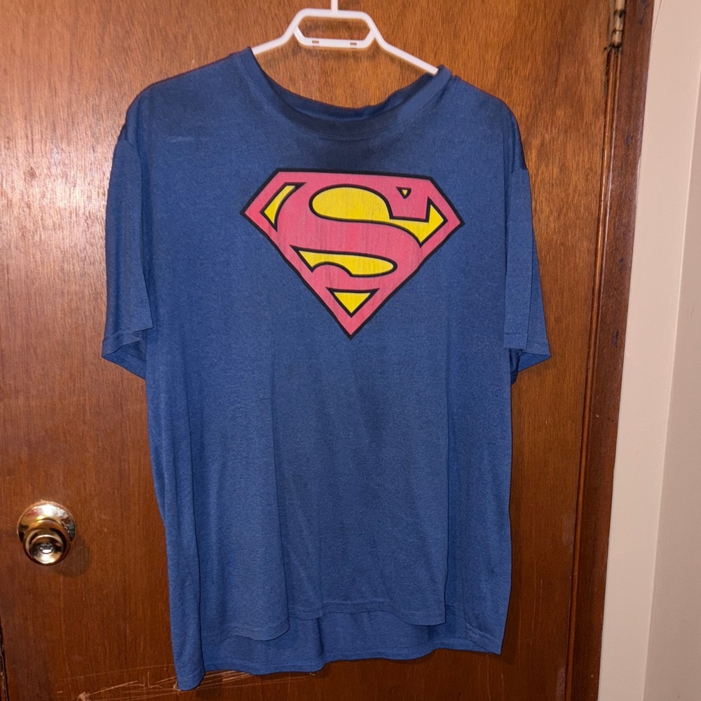 Superman Logo Blue T-Shirt